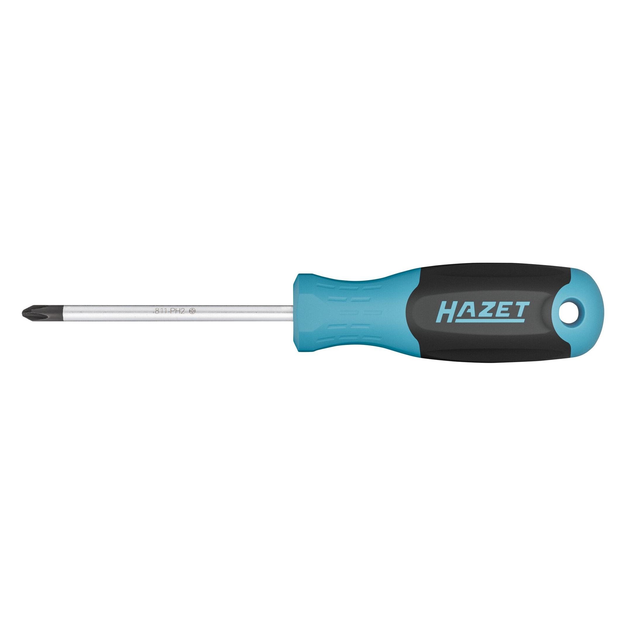 Hazet Schraubendreher 811-PH2 Kreuzschlitz Profil PH SW PH2 (811-PH2)