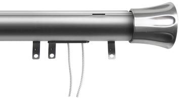 InStyleDesign Flare Decorative Traverse Rod with Center Open Sliders