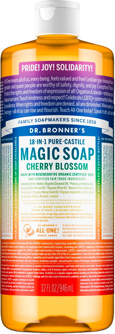 945ml DR. BRONNER'S MAGIC SOAP Pride Edition Cherry Blossom