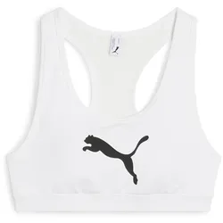 PUMA 4Keeps P Medium Support Sport-BH Damen 02 - PUMA white/big cat L