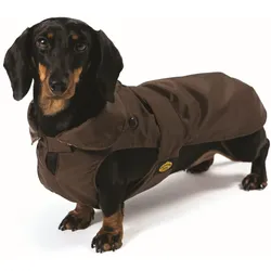 Fashion Dog Hundemantel speziell für Dackel - Braun - 36 cm