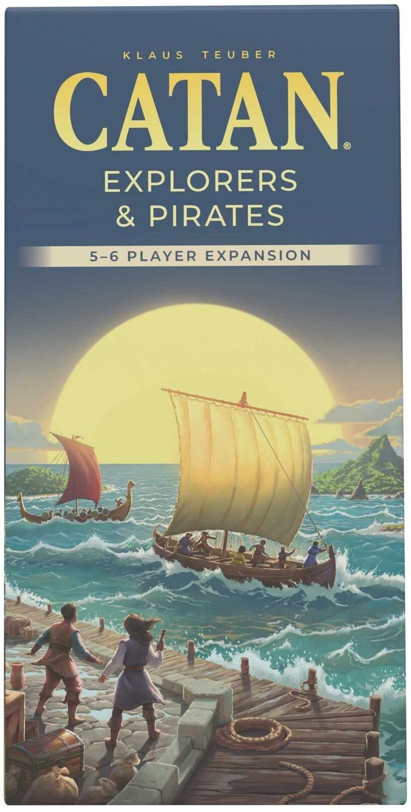 CATAN Studio CATAN Explorers ; Pirates 5-6 Player Expansion – 6th Edition for 5-6 Players, Board Game Expansion