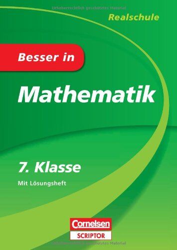 Jochen Kreusch - Besser in Mathematik - Realschule 7. Klasse - Cornelsen Scriptor - Preis vom 12.10.2026 11:37:12 h