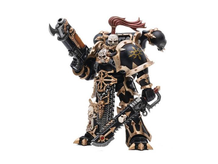 Joytoy (CN) Actionfigur WARHAMMER 40K BLACK LEGION HAVOCS CHAMPION BROTHER SLAEL ACTIONFIGUR