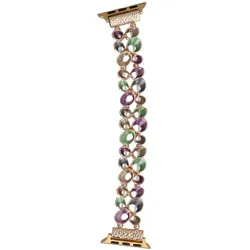Neue Armbanduhr GlacierX Gleam Drops Stretch Bracelet Dark Orchid für Apple Watch 38/40/41mm Mehrfarbig