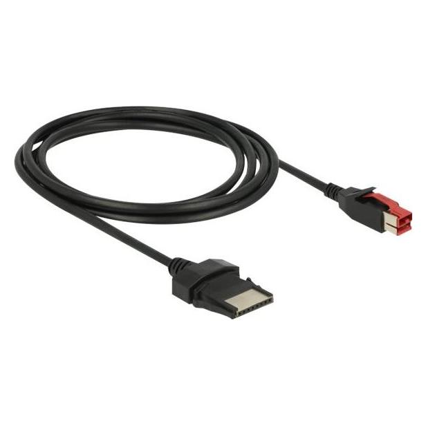 Delock 85478 PoweredUSB Kabel Stecker 24 V (2 m, USB 2.0) (85478)