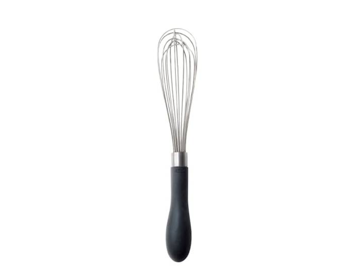 OXO Good Grips Fouet 23 cm Forme étroite pour fouetter et mélanger\, fils en acier inoxydable\, lave-vaisselle
