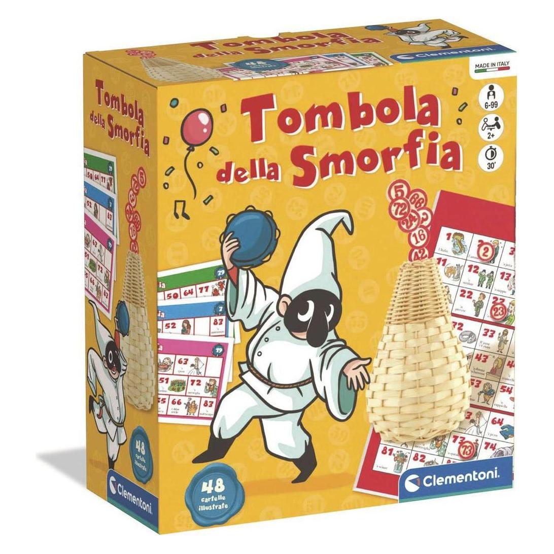 Clementoni Tombola della Smorfia, Brettspiel, Holzzahlen (64584768)
