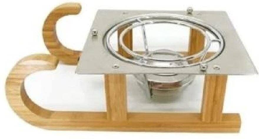 NOUVEL Fondue "Schlitten", silberfarben, Fondues, Fondue silberfarben Einheitsgröße