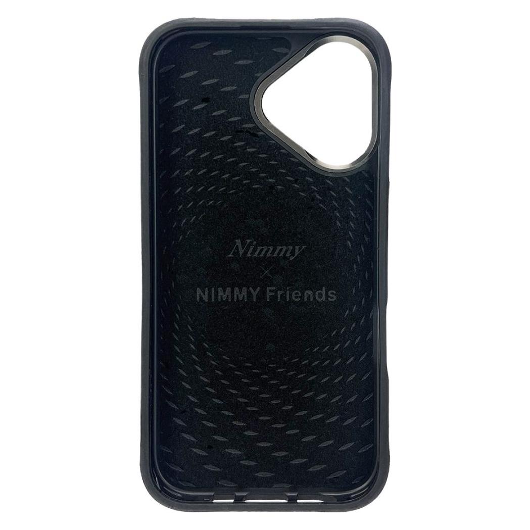 Nimmy Case Magnetic fashion cute pet MagSafe for iPhone 16 black (Apple iPhone 16) (N-CXMC-IP16-03)