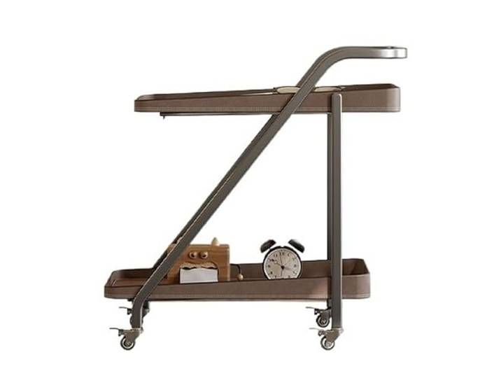 YCCHAH Sofatisch Moderner Sofa-Beistelltisch mit einfachem, mobilem Kaffee-Aufbewahrungsregal for kleine Wohnungen Wohnzimmer-Beistelltisch