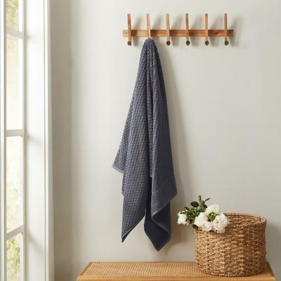 Linery & Co. Cotton Diamond Waffle Texture Bath Towels
