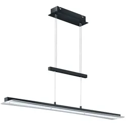 Reality Leuchten LED-Pendelleuchte Smash Alu, Eisen, Stahl & Metall Schwarz