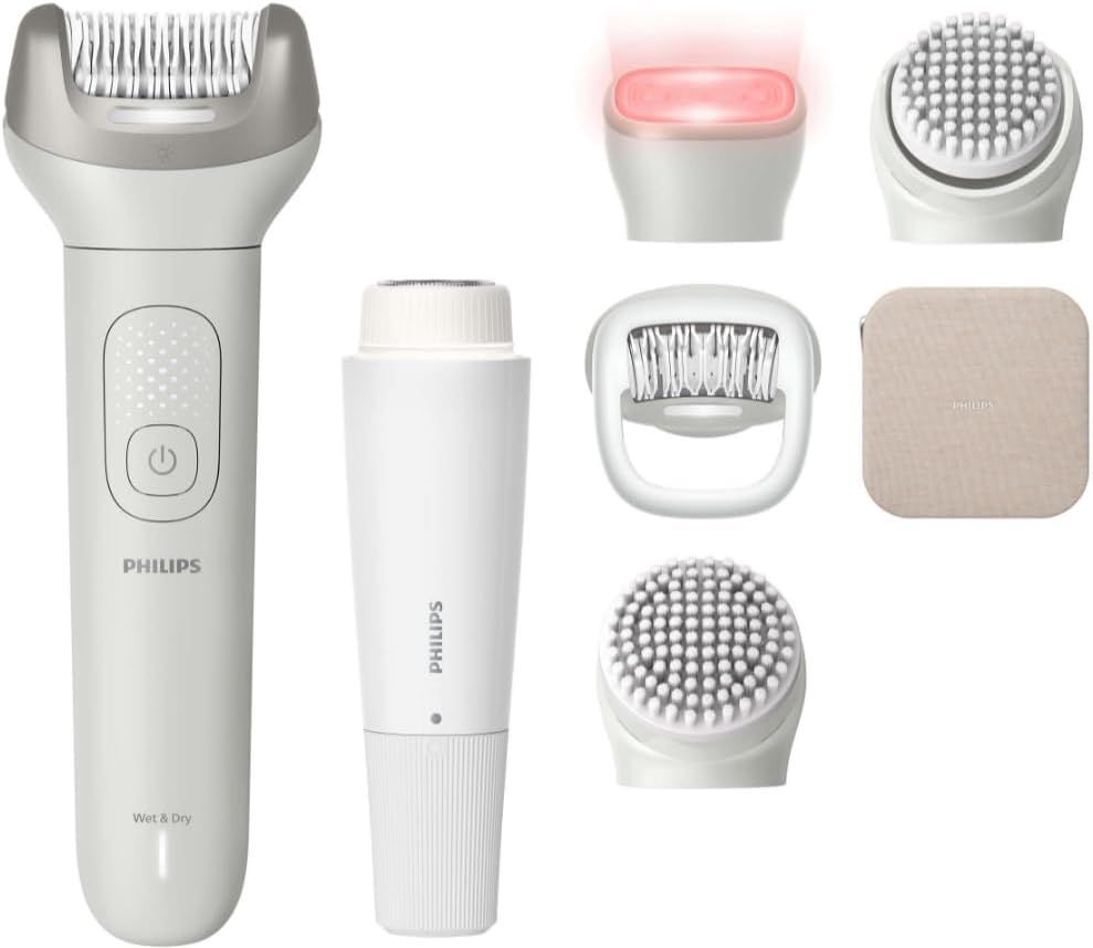 Philips Beauty Set -All-In-One Set for Body and Face, BRE738, New