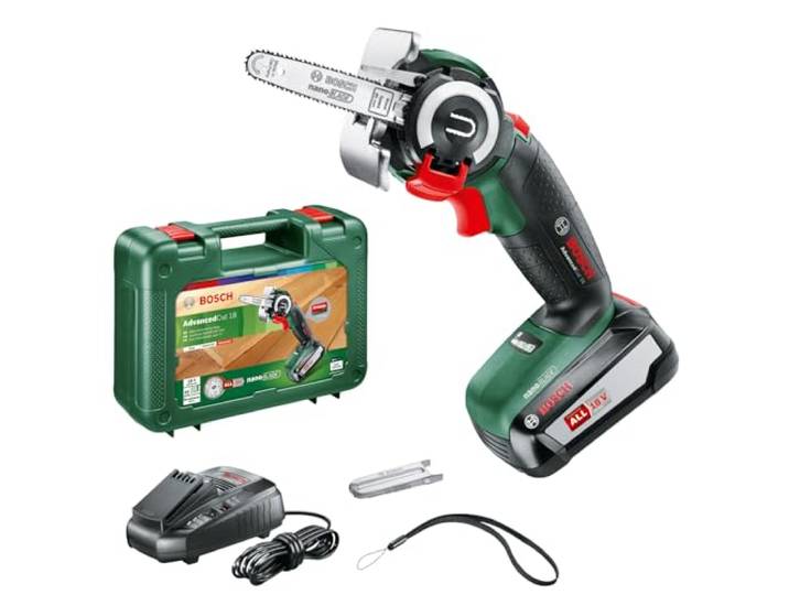 Bosch Home and Garden 06033D5101 Akku Säge Advancedcut, 45 W, 18 V, 2 Stück