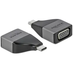 DeLOCK USB Type-C Adapter zu VGA (DP Alt Mode) 1080p – kompaktes Design