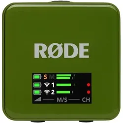 RØDE Wireless GO Gen 3 Moss Khaki mit 2x Lavalier GO und 2x WS05, Mikrofon