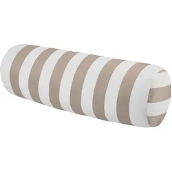 Nackenrolle Amore Gestreift Weiß/Beige ca. 15x45cm