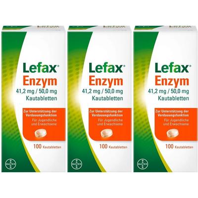 Lefax Enzym Kautabletten 3x 3x100 St