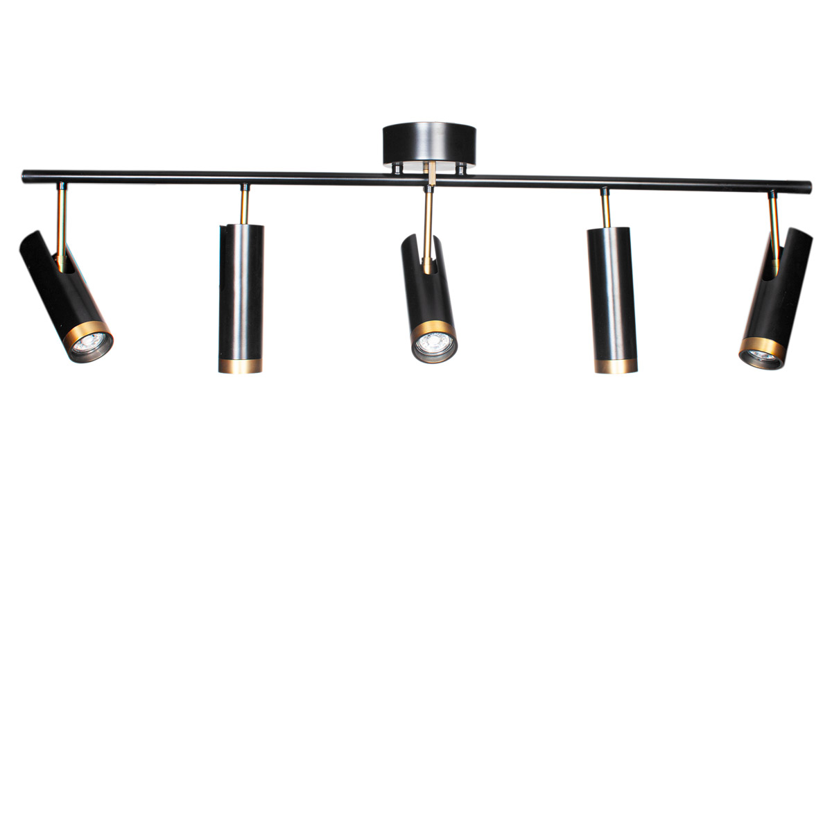 By Rydens 5er-Deckenstrahler PULS BAR schwarz 4201610-4002 7391741016119