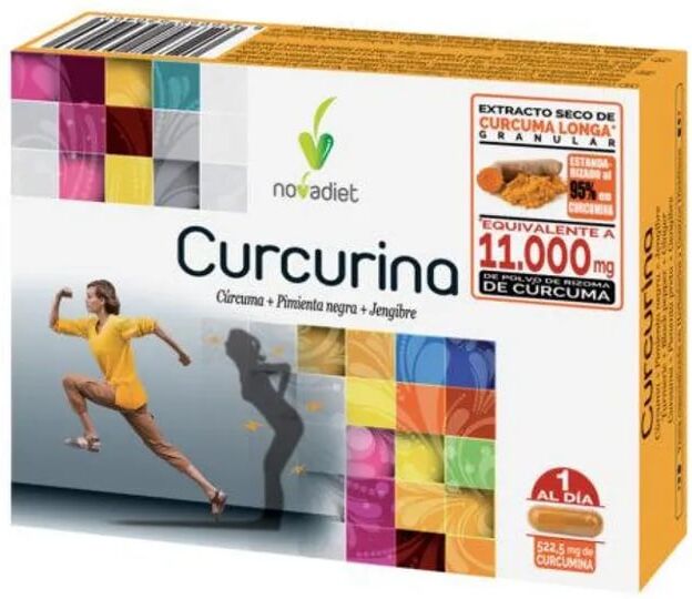 Novadiet Curcurina Sin Gluten Vegan 30 Caps