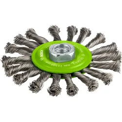 Bosch PRO Scheibenbürste, gezopft, rostfrei, 115 mm, 12500 U/ min, M14 - 2608622106