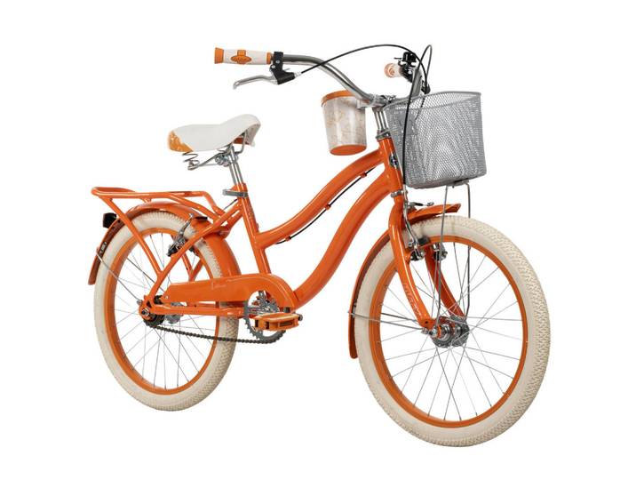 Kinderfahrrad, Orange, Metall, 66x96.5x140.5 cm, unisex, Freizeit & Co, Sport & Fitness, Fahrräder, Kinderfahrräder