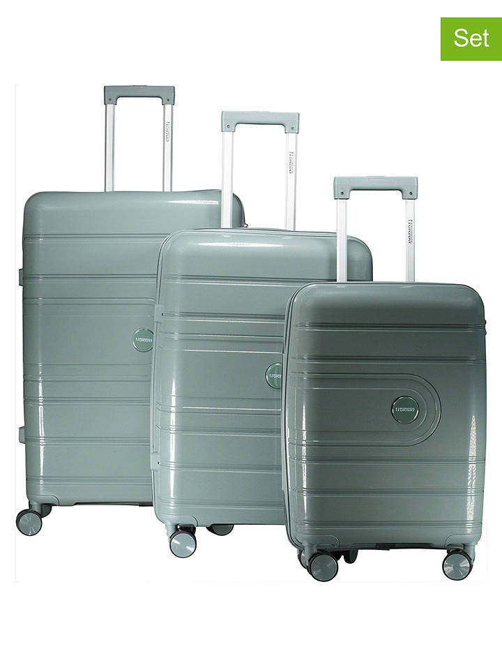 Geographical Norway 3tlg. Hardcase-Trolleyset "Savage" in Mint - onesize