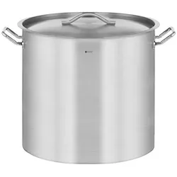 Royal Catering Kochtopf Induktion 70 Liter Kochtopf + Deckel Suppentopf Rostfrei Topf Eintopf, Pfanne + Kochtopf, Silber