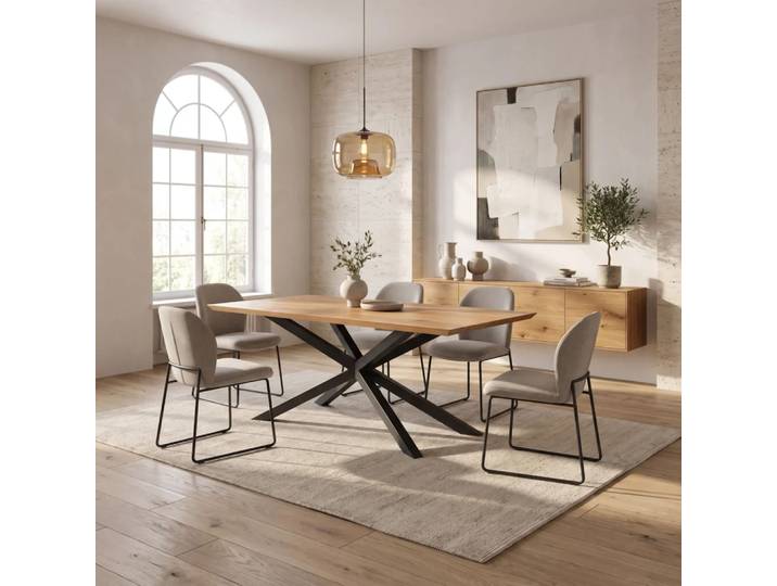 Lumina-Tisch im Loft-Stil 160x90 cm Danzz