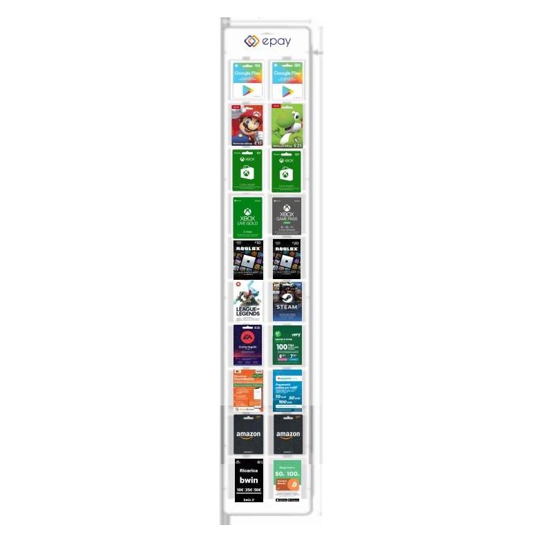 Altri Strip Espositiva 20 ganci con Cards (PROM1994)