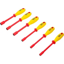 BGS VDE-Steckschlüssel-Schraubendreher-Satz Sechskant SW 5,5 - 12 mm 6tlg. - 71095