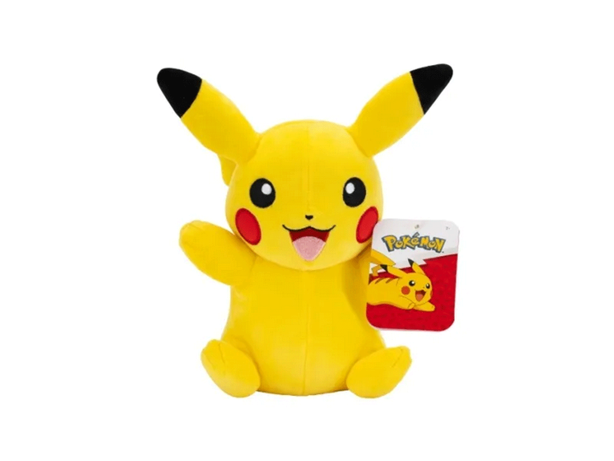 Pokemon Pikachu Istuva Ja Tuulettava 20 cm Pehmolelu