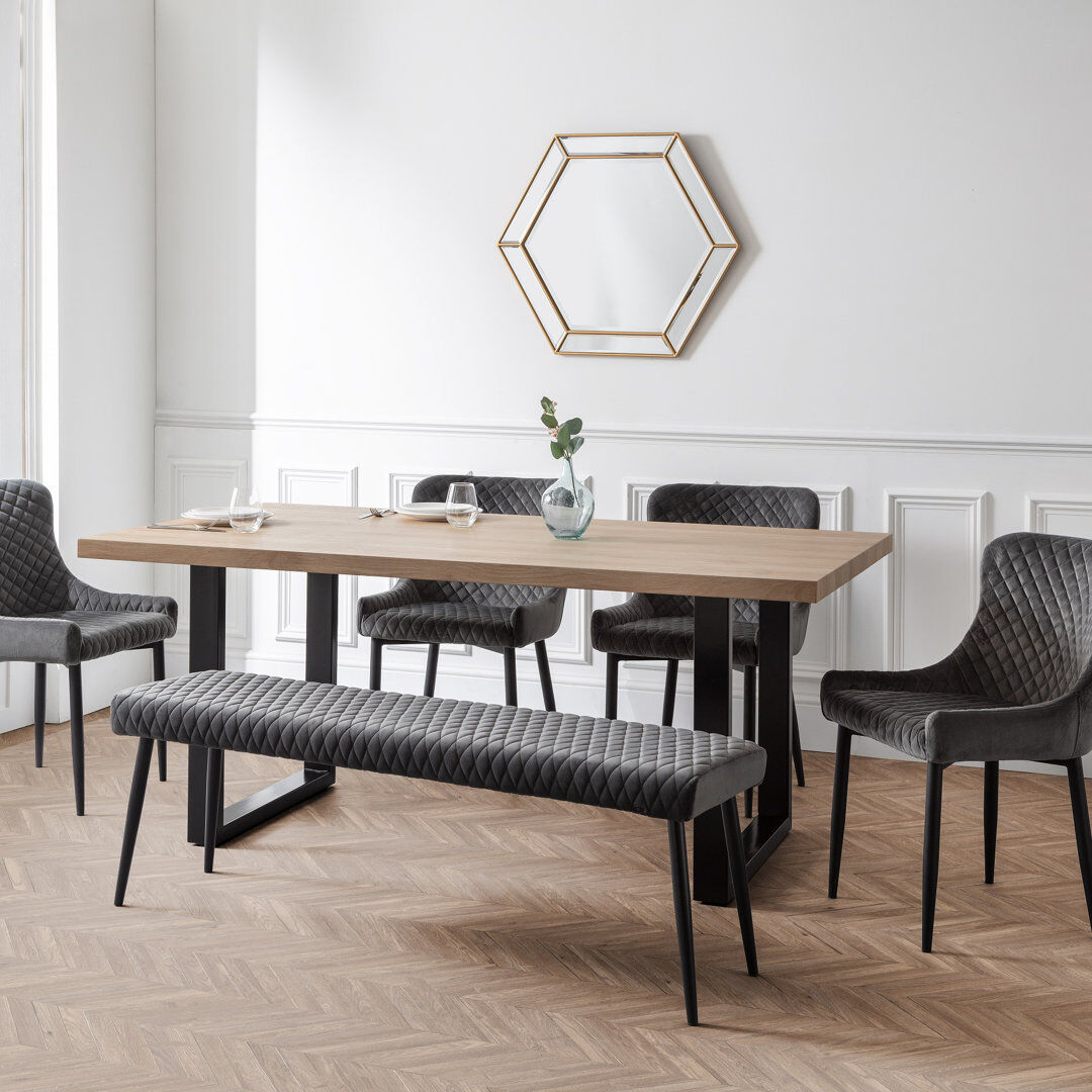 Ivy Bronx Wynnfield 6 -Person Dining Set Grey 6