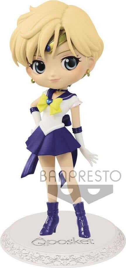 Banpresto Sailor Moon Eternal De Film Q Posket Miniatuurfiguur Super Sailor Uranus versie A 14 cm