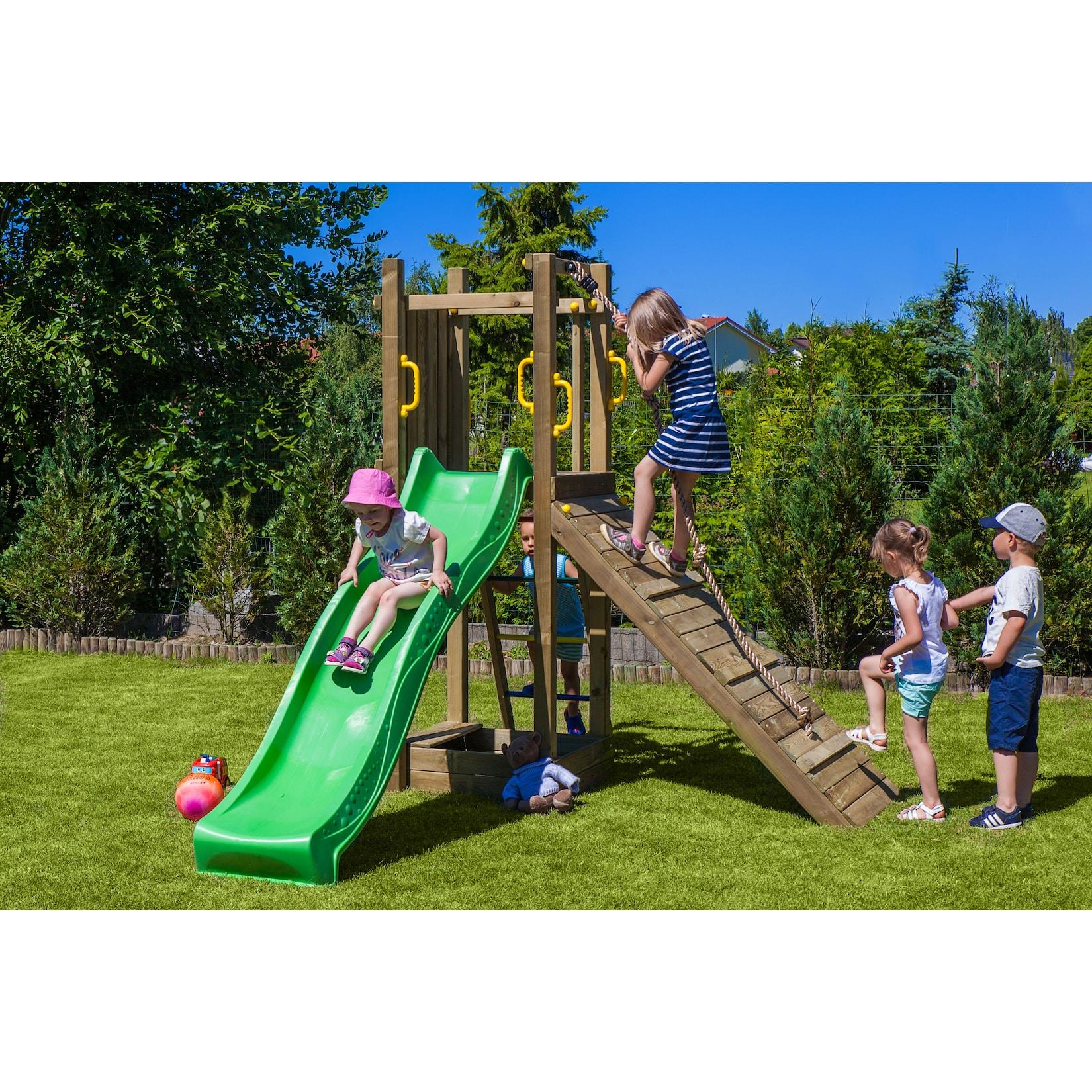 FUNGOO Spielturm FUNNY3 mit Sandkasten Rutsche und versch. Ausführungen