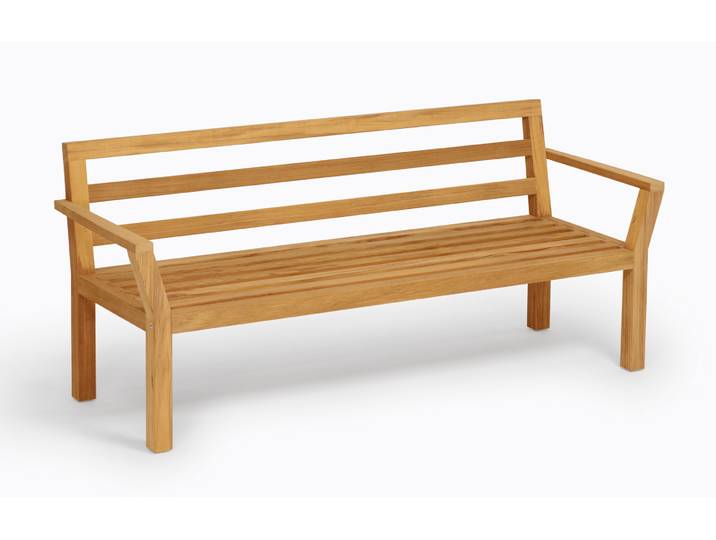 Weishäupl New Hampton Bank Teak Massivholz unbehandelt