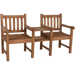 CLP Teakbank Lior mit Tisch   Farbe: teak