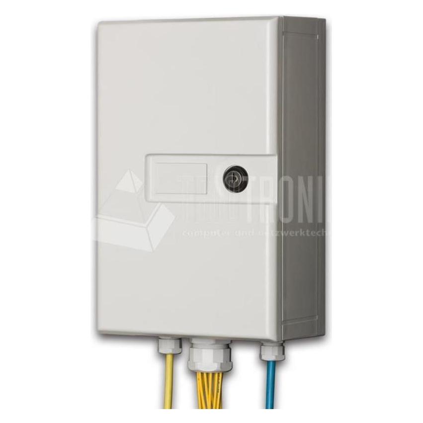 Lightwin IP54 Kunststoff Wandspleissbox mit 24x SC-Simplex FTTx (Spleissbox) (LSB IP54 24)
