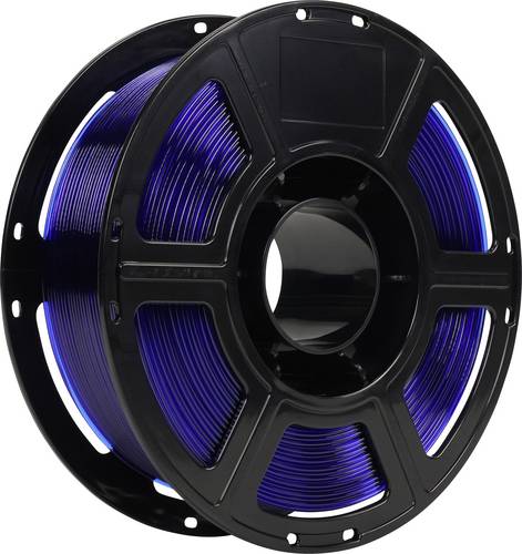 Renkforce RF-7552268 Filament PETG, Tough PLA hitzebeständig, flexibel 1.75mm 1kg Blau, Durchsichtig 1St.