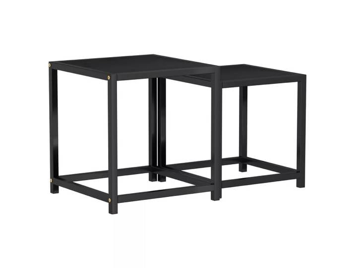 VidaXL - Beistelltisch mdf, One Size, Schwarz