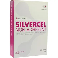Silvercel Non-Adherent 5 x 5 cm 10 ST