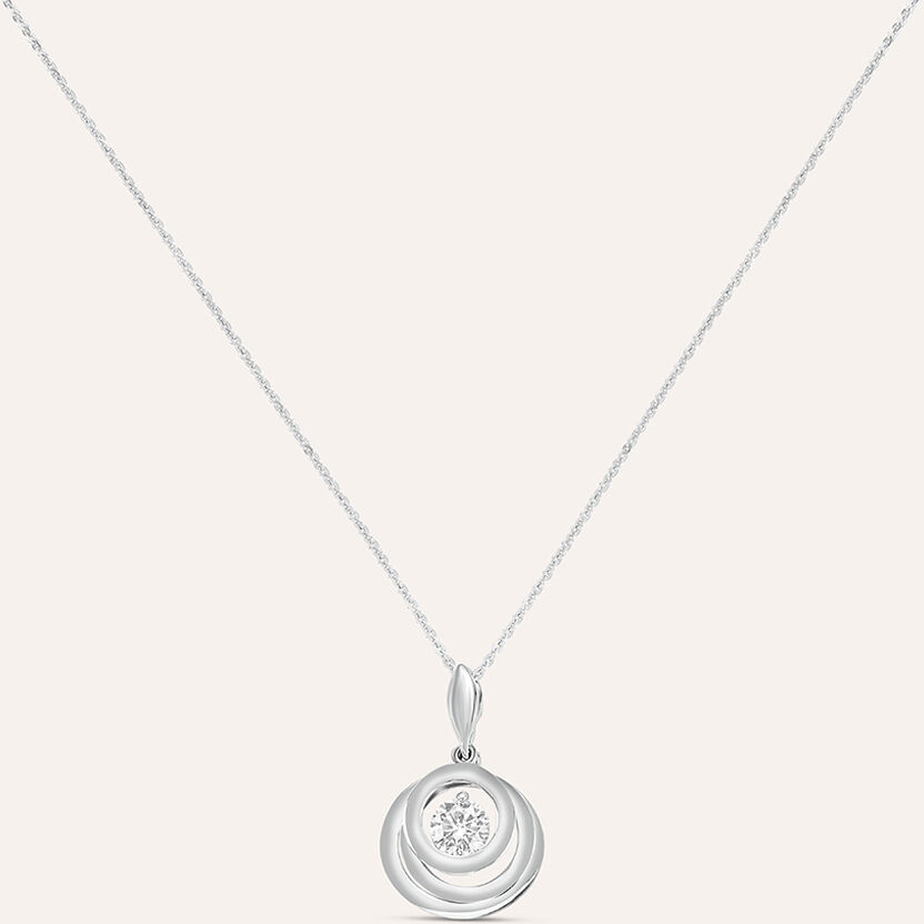Stroili Collana Silver Elegance Argento Rodiato Cubic Zirconia Collezione: Silver Elegance Bianco