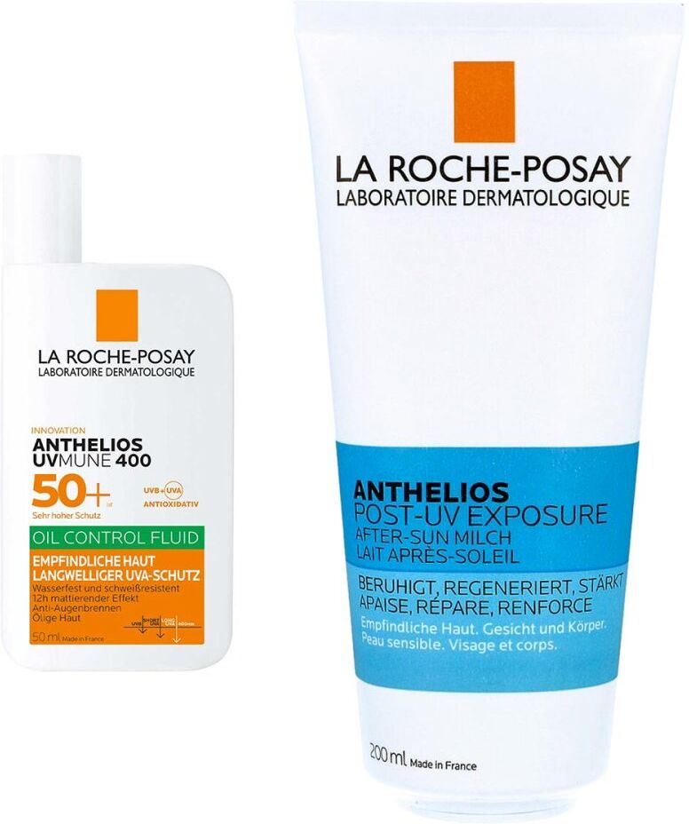 La Roche Posay Anthelios Oil Control Uvmune 400 + Anthelios After-Sun Milch 1Pck