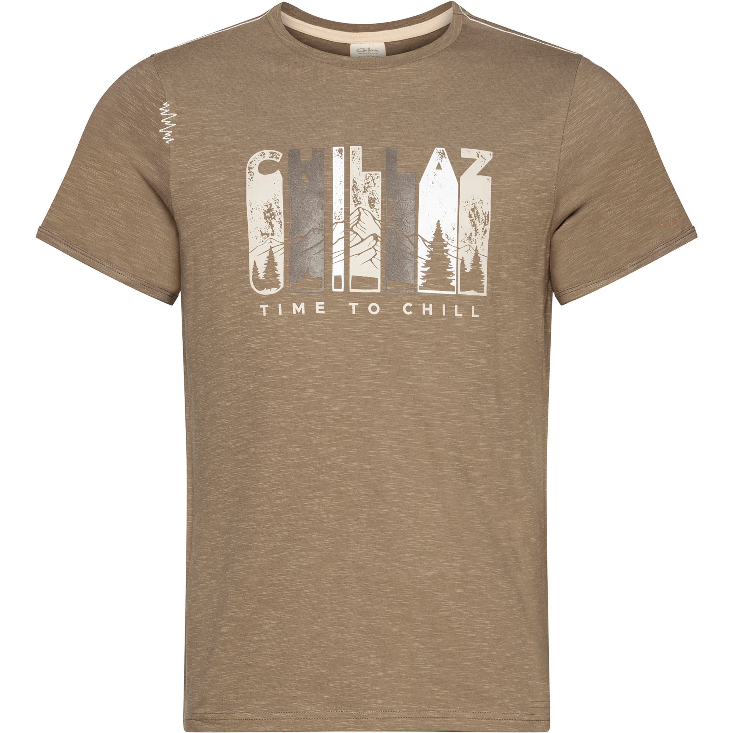 Chillaz Innsbruck Time To Chill Herren T-Shirts beige Größe XL Alpinklettern | Sportklettern | Bouldern Hautfreundlich