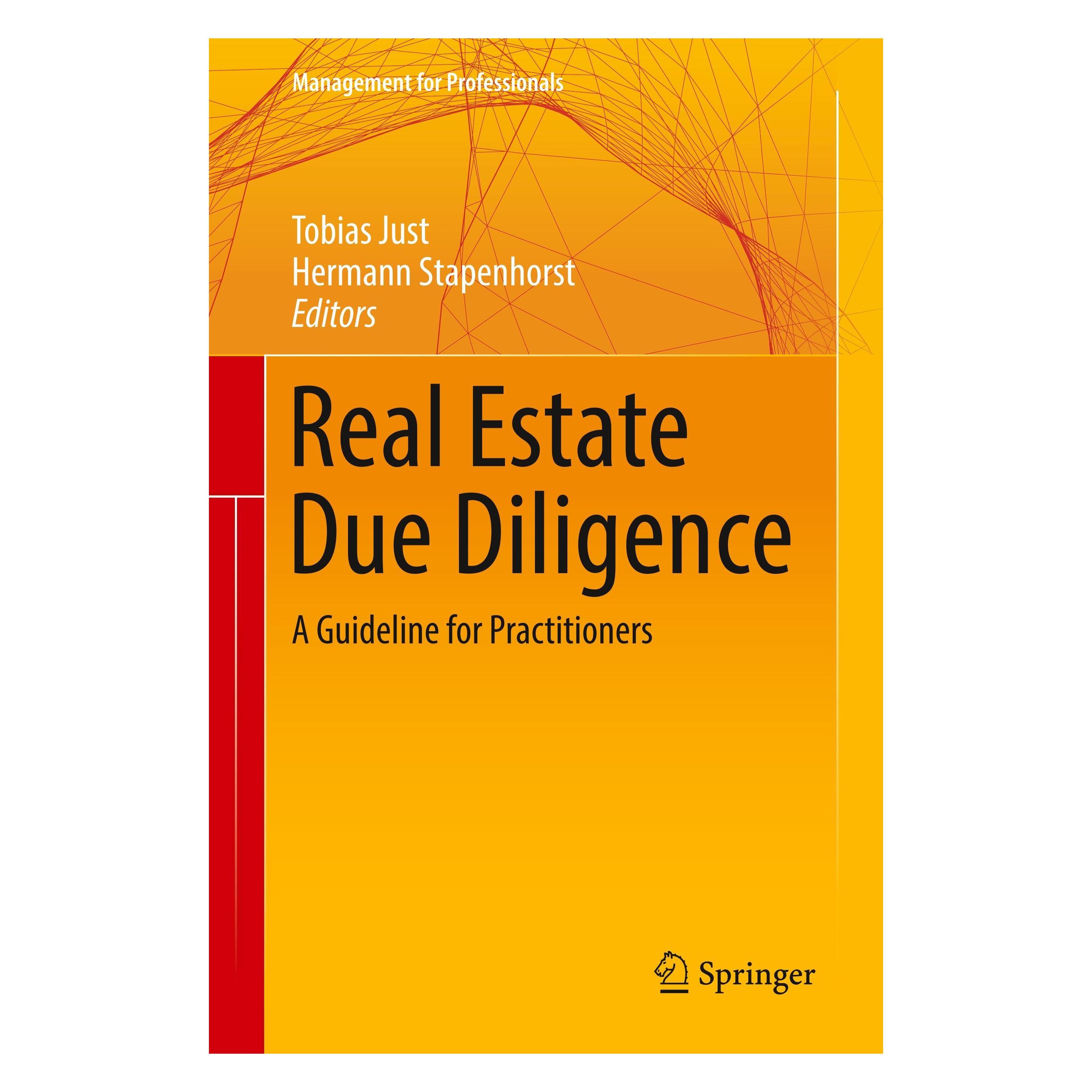 Springer Real Estate Due Diligence (Englisch, Hardcover, Hermann Stapenhorst, Tobias Just) (9783319625089)