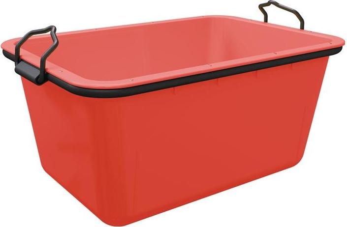 Fertigmrtelbehlter 200 l rot Nennlast oberer Wert 500 kg