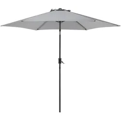 SONNENSCHIRM 270 cm dunkelgrau Varese