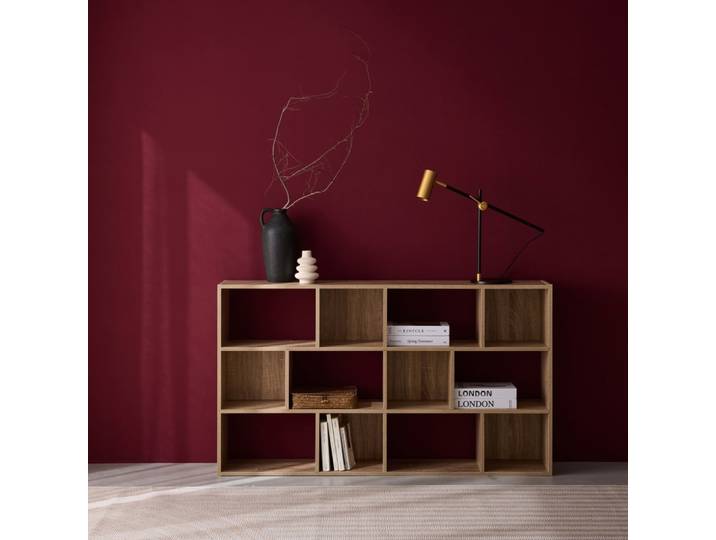 Bibliothèque asymétrique naturelle, 3 étagères