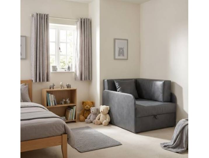 Family Meble Kinder-Schlafsofa Denis Boston mit Bettkasten, ausziehbar – Variante Boston 10